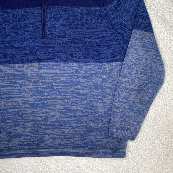 REI Blue 1/4 Zip Pullover Sweater: Size Large - Picture 6 of 11